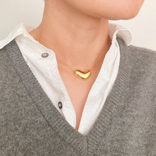 Load image into Gallery viewer, Bold Molten Heart Necklace