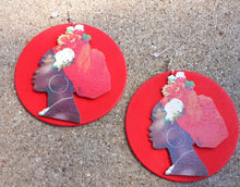 Load image into Gallery viewer, Beautiful Afrocentric Pop Art Print Earrings