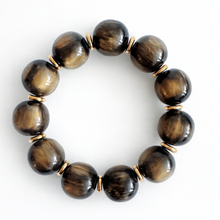 Load image into Gallery viewer, Bold Sphere Stretch Bracelet – Polished Round Bead Design