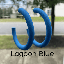 Load image into Gallery viewer, Round Hoops | Pick Your Size | Handcrafted Polymer Clay Earrings