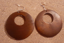 Load image into Gallery viewer, Classic Wooden Hoop Earrings