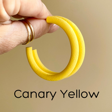 Load image into Gallery viewer, Round Hoops | Pick Your Size | Handcrafted Polymer Clay Earrings
