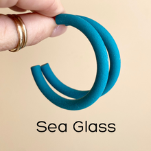 Load image into Gallery viewer, Round Hoops | Pick Your Size | Handcrafted Polymer Clay Earrings