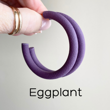 Load image into Gallery viewer, Round Hoops | Pick Your Size | Handcrafted Polymer Clay Earrings