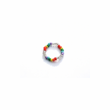 Load image into Gallery viewer, Beaded Stretch Rings – Mix & Match Set of 3 (Also Birkenstock Charms!)