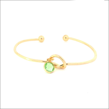 Load image into Gallery viewer, August Birthstone Knot Bracelet