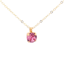 Load image into Gallery viewer, Pink Tourmaline Crystal Necklace