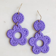 Load image into Gallery viewer, Daisy Drop Game Day Earrings
