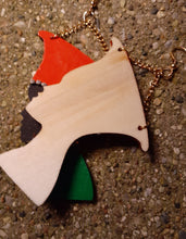 Load image into Gallery viewer, Beautiful Handpainted RBG Queen Earrings
