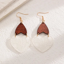 Load image into Gallery viewer, Ethnic Style Heart Shape Drop Earrings

