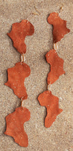 Load image into Gallery viewer, Genuine Leather Africa Earrings
