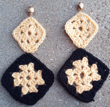 Load image into Gallery viewer, Handmade Vintage Crochet Earrings
