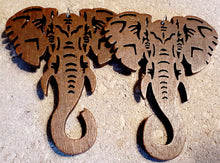Load image into Gallery viewer, Lucky African Elephant Wooden Earrings

