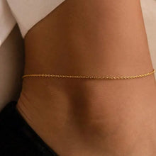 Load image into Gallery viewer, Women’s Gold Anklet Featuring Geometric Design
