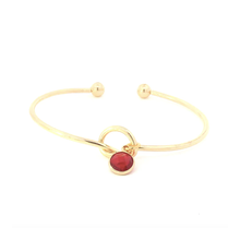 Load image into Gallery viewer, January Birthstone Knot Bracelet
