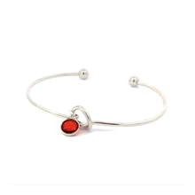 Load image into Gallery viewer, January Birthstone Knot Bracelet
